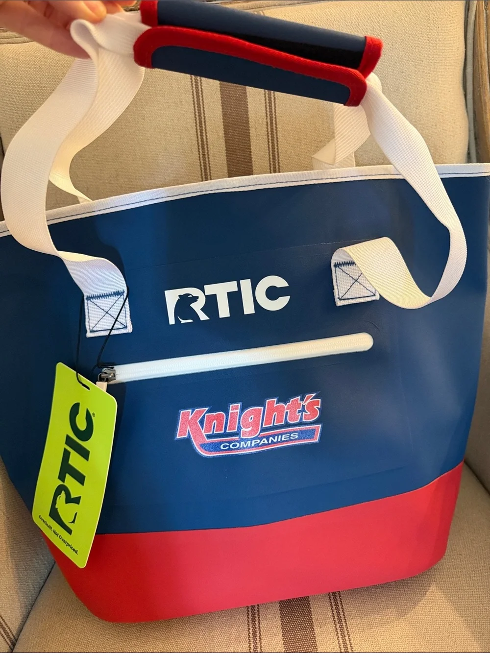 RTIC NEW with tags Blue and Red Duffel Tote